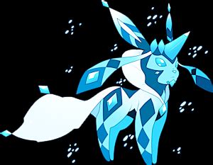 mega glaceon|glaceon pokedex entry.